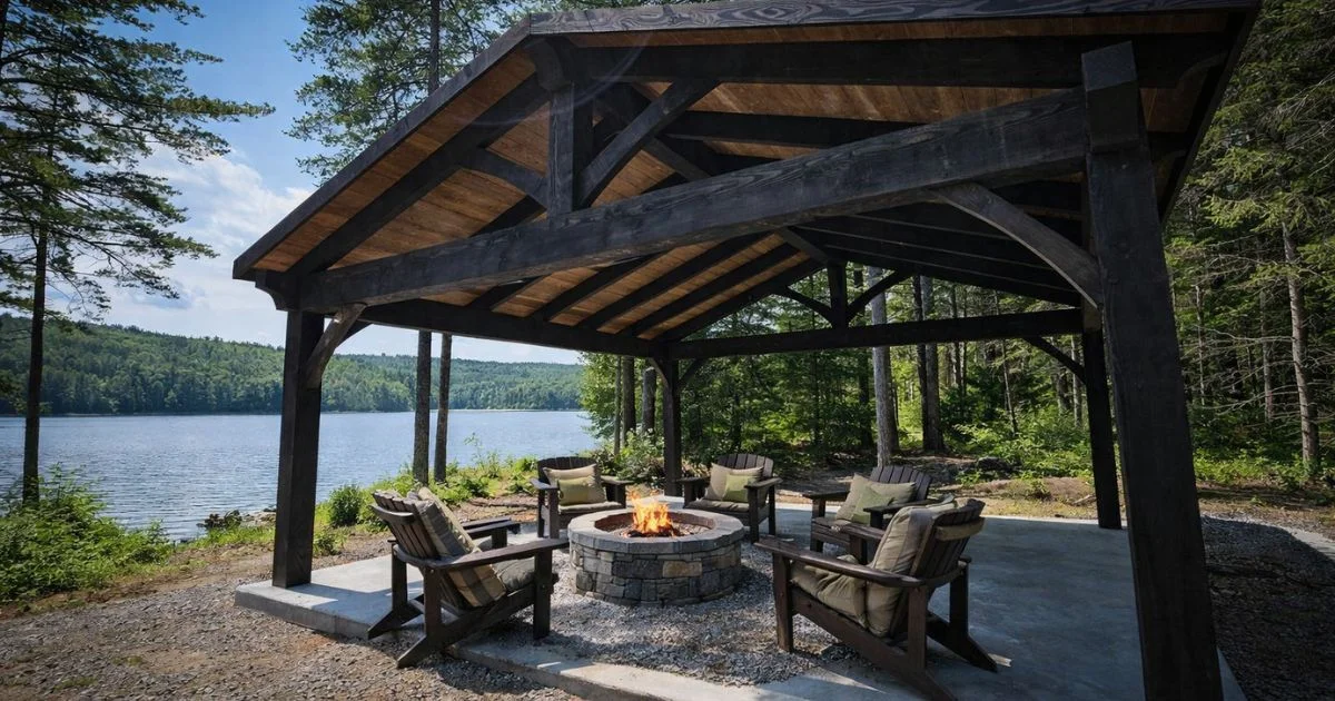 Image for custom-timber-frame-lakefront-cottage